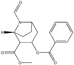 N-formylnorcocaine Struktur