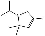 1H-Pyrrole,2,5-dihydro-2,2,4-trimethyl-1-(1-methylethyl)-(9CI) Struktur