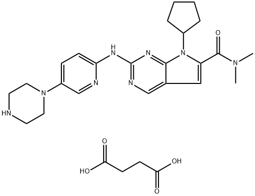 LEE011 (succinate) Struktur