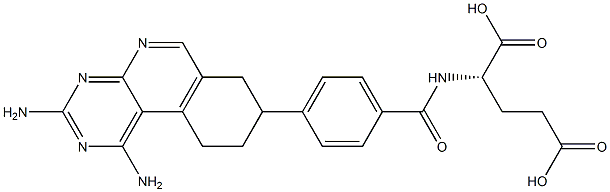 5,10-ethano-5,10-dideazaaminopterin Struktur