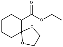 ethyl 1,4-dioxaspiro[4.5]decane-6-carboxylate Struktur