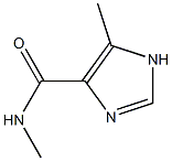 1H-Imidazole-4-carboxamide,N,5-dimethyl-(9CI) Struktur