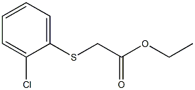 ethyl 2-[(2-chlorophenyl)sulfanyl]acetate Struktur