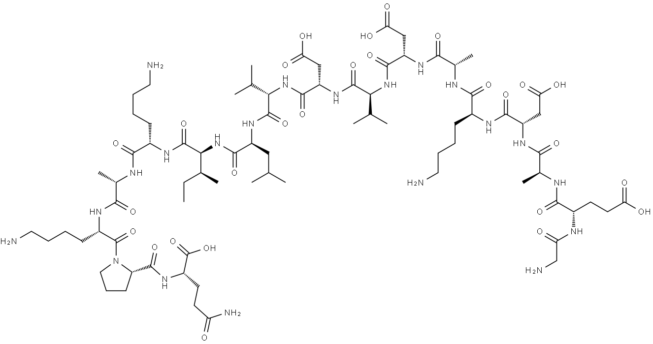 parathyroid hormone (68-84) Struktur