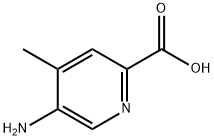 5-amino-4-methylpyridine-2-carboxylic acid Struktur