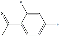 1-(2,4-difluorophenyl)ethanethione Struktur