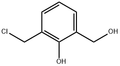 2-(chloromethyl)-6-(hydroxymethyl)phenol Struktur