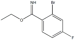 ethyl 2-bromo-4-fluorobenzimidate Struktur