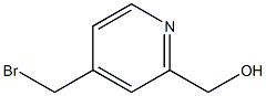 (4-(bromomethyl)pyridin-2-yl)methanol Struktur