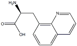 8-Quinolinepropanoicacid,-alpha--amino-,(S)-(9CI) Struktur