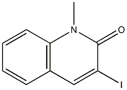 2(1H)-Quinolinone,3-iodo-1-methyl-(9CI) Struktur