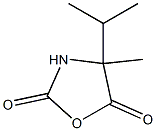 2,5-Oxazolidinedione,4-methyl-4-(1-methylethyl)-(9CI) Struktur