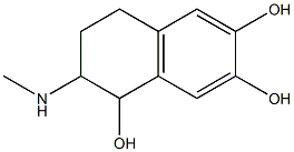 1,6,7-Naphthalenetriol,1,2,3,4-tetrahydro-2-(methylamino)-(9CI) Struktur