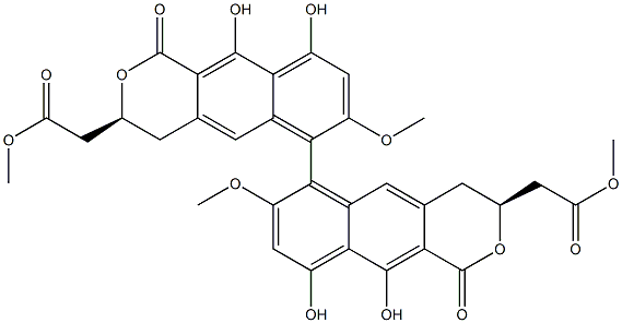 (-)-Viriditoxin Struktur