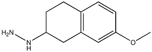 1-(1,2,3,4-tetrahydro-6-methoxynaphthalen-3-yl)hydrazine Struktur