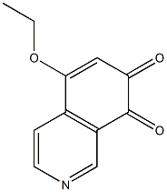 7,8-Isoquinolinedione,5-ethoxy-(9CI) Struktur