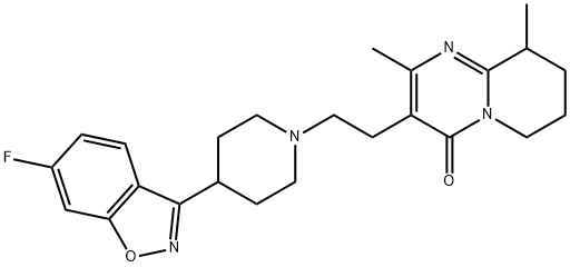 9-Methyl Risperidone Struktur