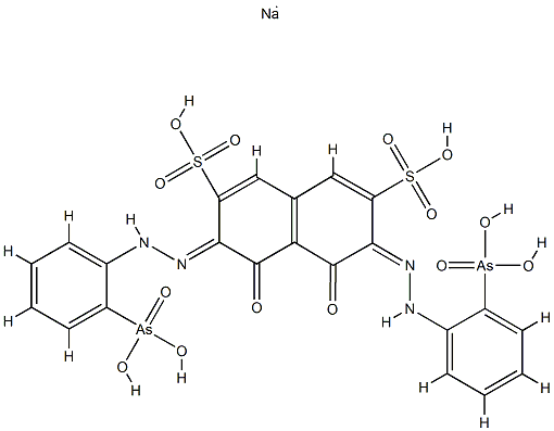 ARSENAZO III SODIUM Struktur