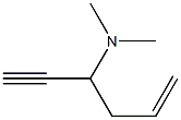 5-Hexen-1-yn-3-amine,N,N-dimethyl-(9CI) Struktur