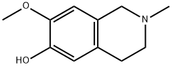 1,2,3,4-Tetrahydro-6-hydroxy-7-methoxy-2-methylisoquinoline Struktur