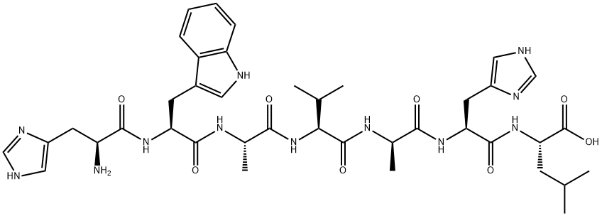 gastrin releasing peptide (20-26), Ala(24)- Struktur