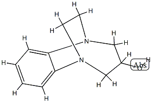 1,5-Ethano-2H-1,5-benzodiazepin-3-ol,3,4-dihydro-,(1-alpha-,3-bta-,5-alpha-)-(9CI) Struktur