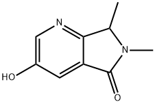 3-Hydroxy-6,7-Dimethyl-6,7-Dihydro-Pyrrolo[3,4-B]Pyridin-5-One(WX649036) Struktur