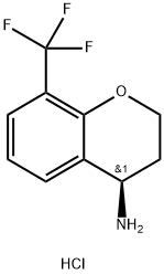 (R)-8-(trifluoromethyl)chroman-4-amine hydrochloride Struktur