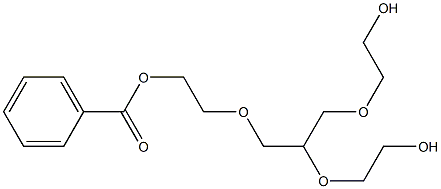 GLYCERETH-7 BENZOATE Struktur