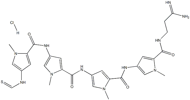 thioformyldistamycin Struktur