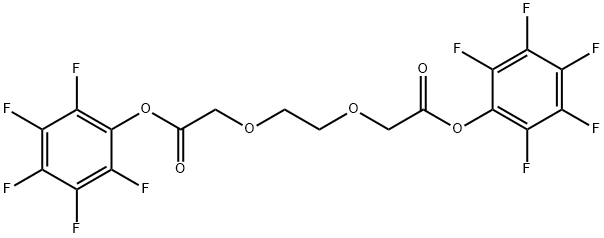 Di(Pentafluorophenyl) (ethy1enedioxy)diacetate Struktur