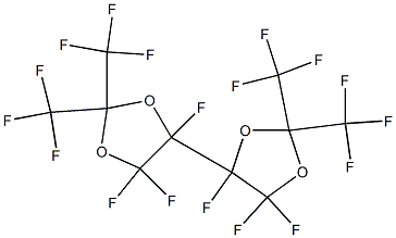 perfluoro-2,2,2',2'-tetramethyl-4,4'-bis(1,3-dioxolane) Struktur