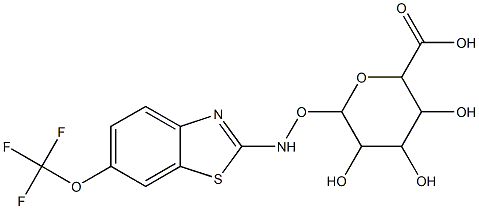 N-Hydroxy riluzole O-glucuronide Struktur