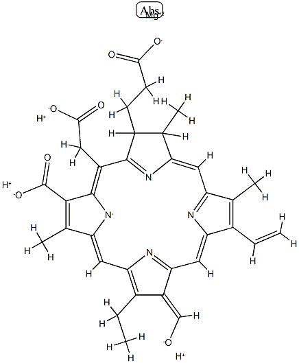 CHLOROPHYLLINB Struktur