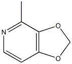 1,3-Dioxolo[4,5-c]pyridine,4-methyl-(9CI) Struktur