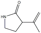 2-Pyrrolidinone,3-(1-methylethenyl)-(9CI) Struktur