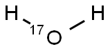 oxygen-17 atom Struktur