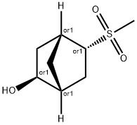 Bicyclo[2.2.1]heptan-2-ol, 5-(methylsulfonyl)-, (2-exo,5-endo)- (9CI) Struktur