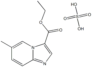 ethyl 6-methylimidazo[1,2-a]pyridine-3-carboxylate sulfate Struktur