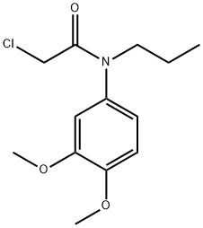 2-chloro-N-(3,4-dimethoxyphenyl)-N-propylacetamide Struktur