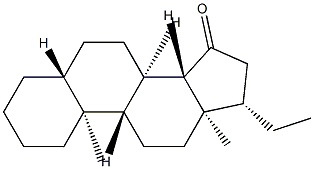 5α-Pregnan-15-one Struktur