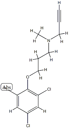 6-iodoclorgyline Struktur