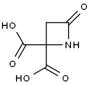 2,2-Azetidinedicarboxylicacid,4-oxo-(9CI) Struktur