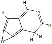 2H-Oxireno[3,4]cyclopenta[1,2-c]pyridine(9CI) Struktur