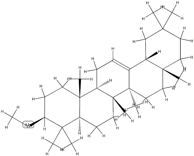 3β-Methoxyolean-12-ene Struktur