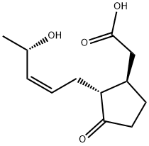 11-hydroxyjasmonic acid Struktur