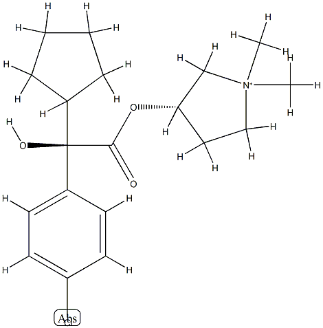 Glycopyrrolate Impurity 1 Struktur