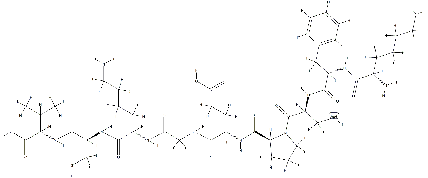 sperm-activating peptide 1 Struktur