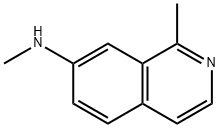 7-Isoquinolinamine,N,1-dimethyl-(9CI) Struktur