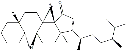 5α-Ergostan-15-one Struktur